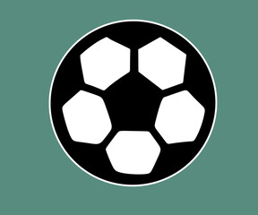 Fototapeta premium Soccer Ball Icon 