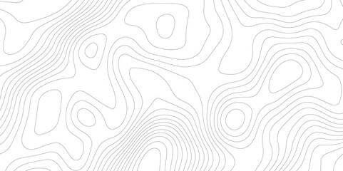 Abstract Topographic map background with wave line. White wave paper curved reliefs abstract background. Vector illustration. wave Line topography map contour background.