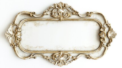 Ornate gold-toned picture frame