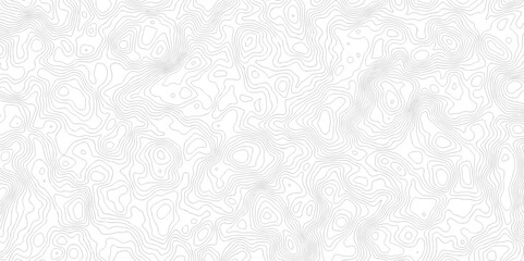 Pattern with lines and dots The stylized height of the topographic map contour in lines and contours isolated on transparent. Black and white topography contour lines map isolated on white background.