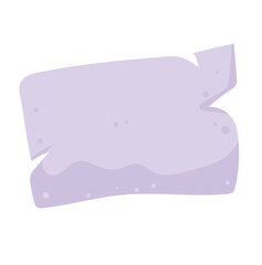 Wooden sign, Halloween. Flat vector, clipart illustration isolated on white background.