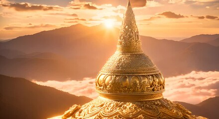 Arca de la Alianza resplandeciente Dorada 4K