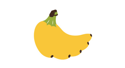 Pixel Art Banana Illustration