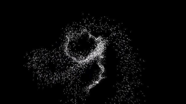 wind particles animation