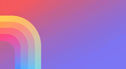 Abstract Retro Rainbow Pixel Art Background