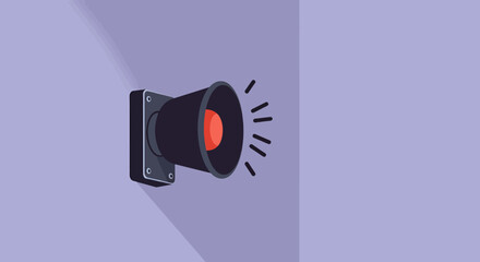 Pixel Art Megaphone Graphic Design