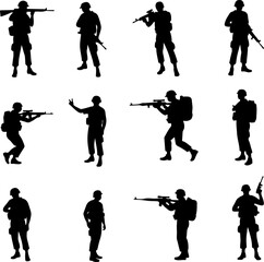 American army Guardians of Duty: Soldiers in Silhouette"