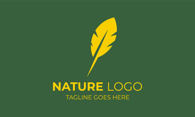 Green Nature Leaf Logo for Eco-Conscious and Organic Products