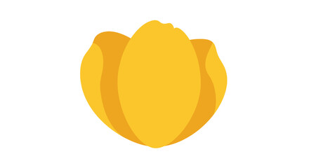 Yellow Pixelated Flower Illustration