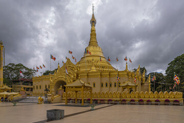 Golden temples @ Berastagi, Indonesia