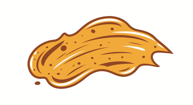 Whipped Peanut Butter Illustration