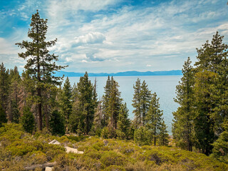 Lake Tahoe top view