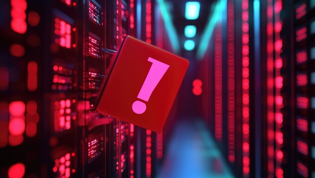 Red alert!  Server room error indicator