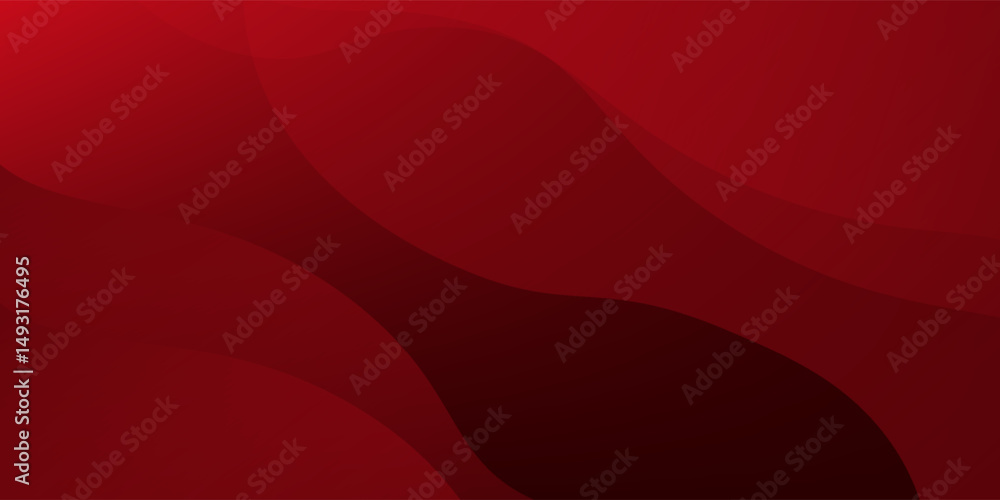 Poster red abstract background with dynamic shapes composition simple