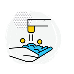 Add More Water Flat Vector Icon Design