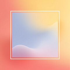 Fototapeta premium Minimal Social Media Post Template in Modern Square Layout 