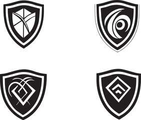 
Emphasizes the swirling vortex element within the shield. 