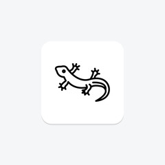 Naklejka premium Fire Salamander, vector, pixel perfect, illustrator file