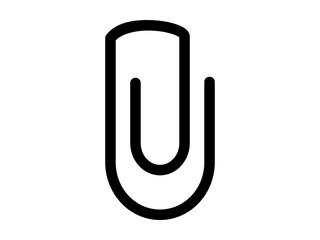 Paperclip Icon Vector Illustration Design