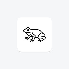 Spadefoot Toad, vector, pixel perfect, illustrator file