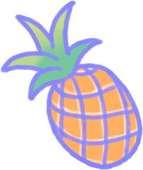 pineapple_summer_fruit_illustration