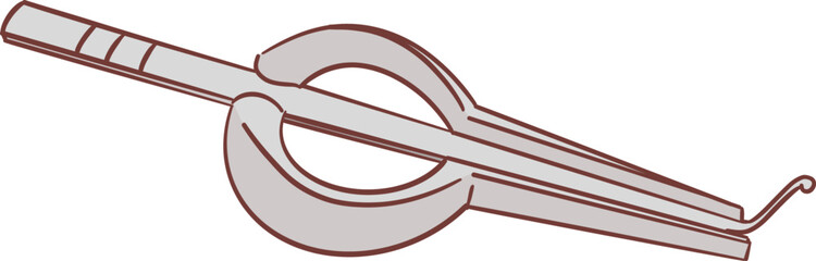 morsing ,Indian music instrument outline drawing clipart © paweeillus