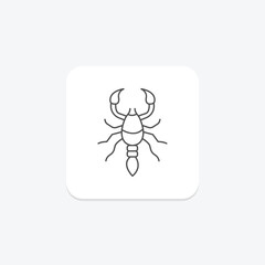 Emperor Scorpion, vector, pixel perfect, illustrator file