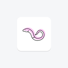 Legless Lizard, vector, pixel perfect, illustrator file