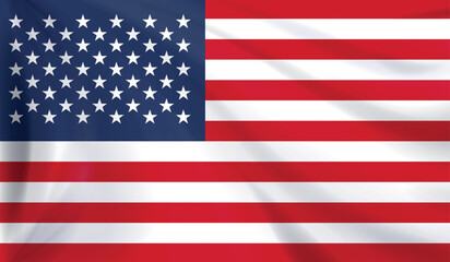 American flag USA design. united states flag. Perfect for political, historical, military, and educational uses.
