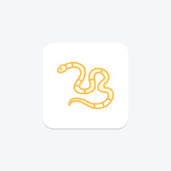Obraz premium Coral Snake, vector, pixel perfect, illustrator file