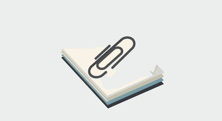 Pixel Art Notebook With Paperclip