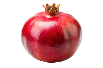 pomegranate isolated on white