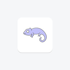 Panther Chameleon, vector, pixel perfect, illustrator file