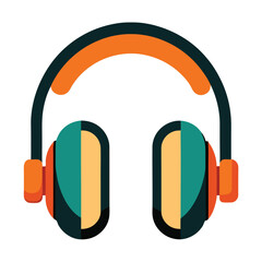 headphone vector image on white background