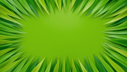 green grass frame