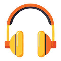 headphone vector image on white background