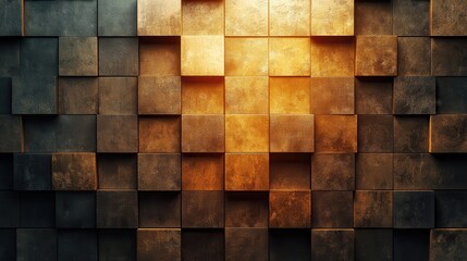 Abstract geometric pattern of textured squares