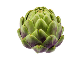 Fototapeta premium Green artichoke isolated