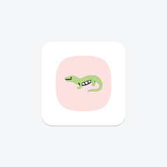 Blue Tongued Skink, vector, pixel perfect, illustrator file