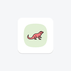 Chuckwalla, vector, pixel perfect, illustrator file