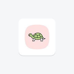 Wood Turtle, vector, pixel perfect, illustrator file