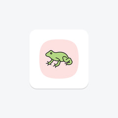 Surinam Toad, vector, pixel perfect, illustrator file