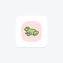 Tomato Frog, vector, pixel perfect, illustrator file