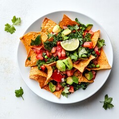 Delicious nachos with chip jalapenos and sauce perfect dip for any event fun and flavorful meal experience