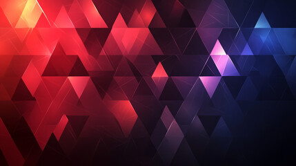 Obraz premium Abstract geometric background with vibrant triangles