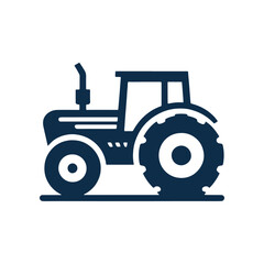tractor vector illustration logo design