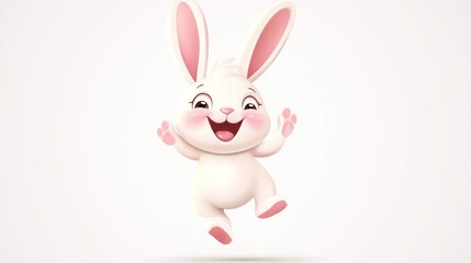 Joyful Jumping Bunny: A 3D Easter Delight