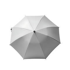 Minimalist Compact Beach Umbrella with a Sleek Design Isolated on Transparent Background
