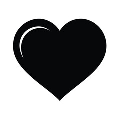 Valentine Heart Vector Silhouette Decor