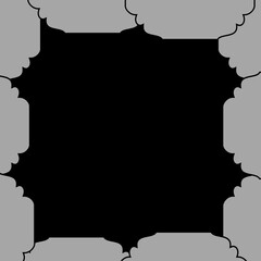 vector illustration of a frame